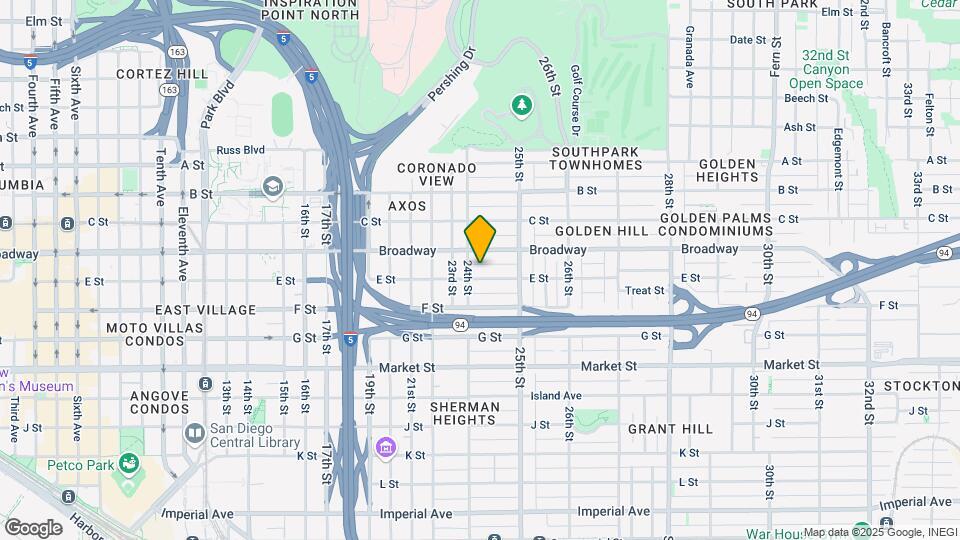 2416 E St Map and Location Details