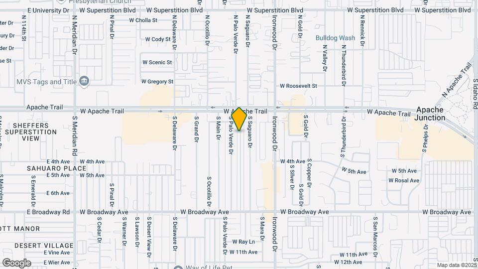200 S Stardust Ln Mapa y Detalles de la Ubicación