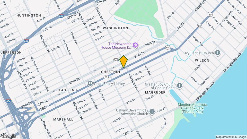 1154 26th St Map and Location Details