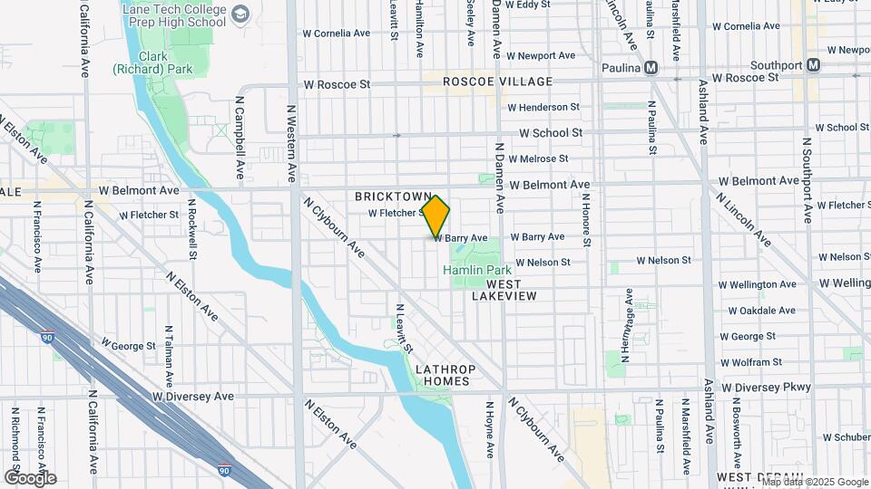 2115 W Barry Ave, Unit 1A Map and Location Details