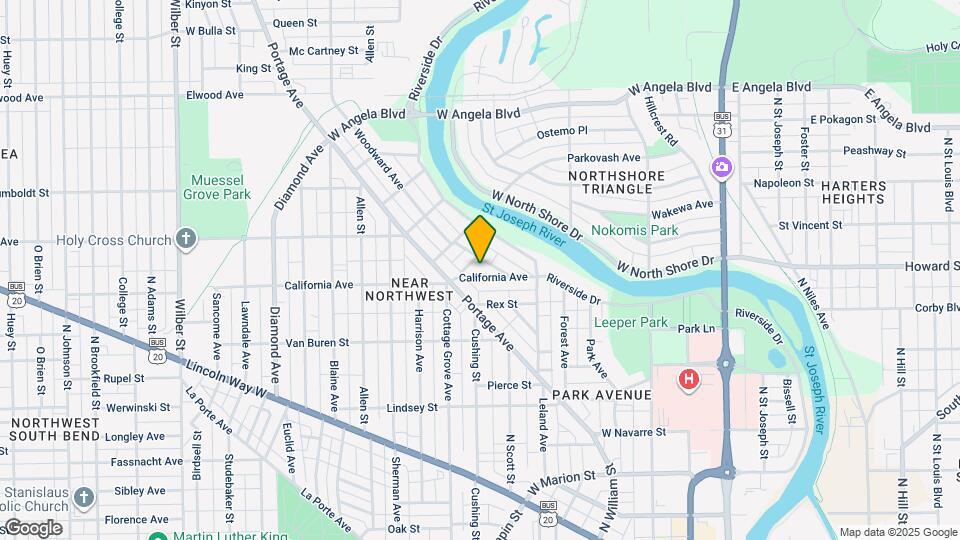 721 California Ave Map and Location Details