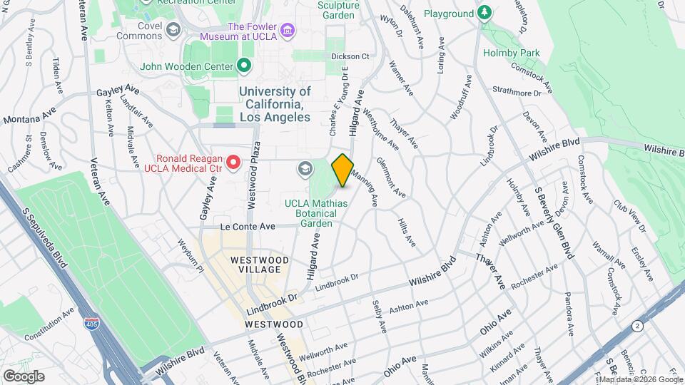 840 Hilgard Ave Map and Location Details