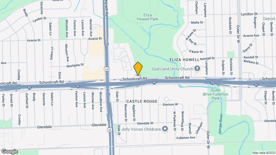 23614 Schoolcraft Rd Map and Location Details