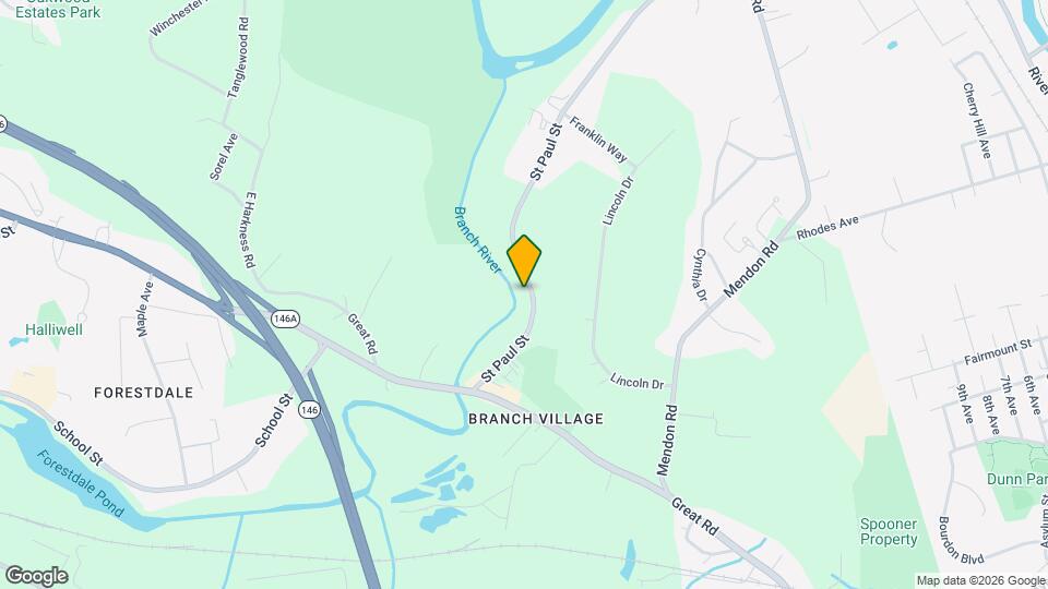 595 St Paul St Map and Location Details