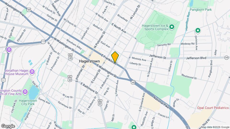 149 E Franklin St Map and Location Details