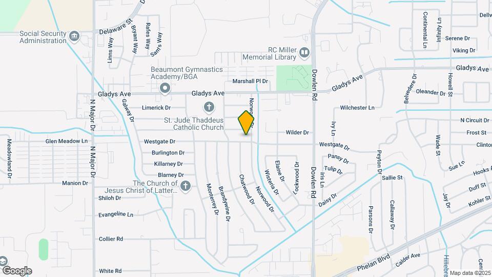 6730 Westgate Dr Map and Location Details