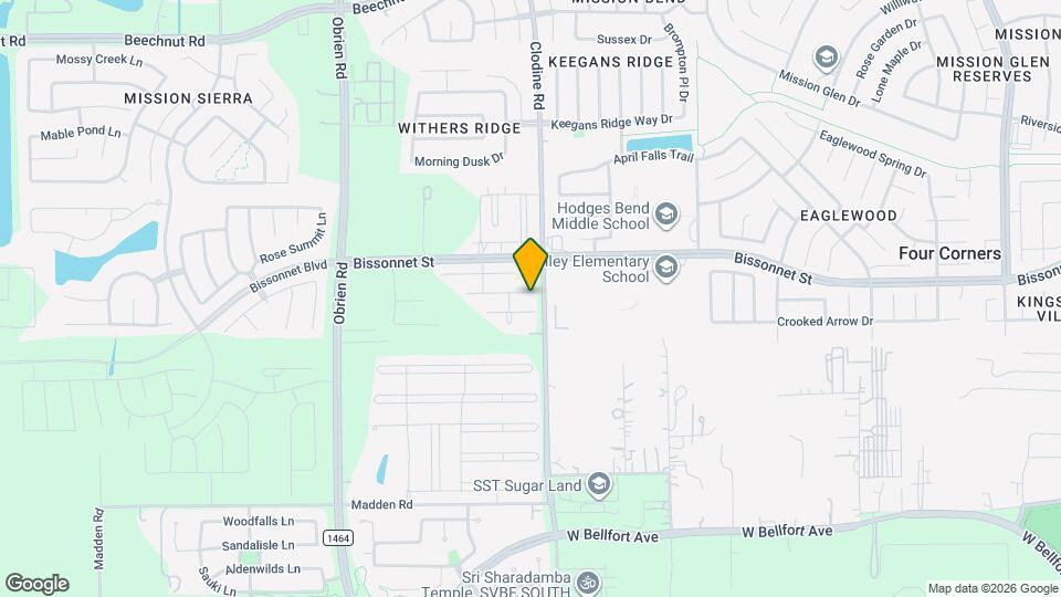 16911 Andrew Nook Ln Map and Location Details