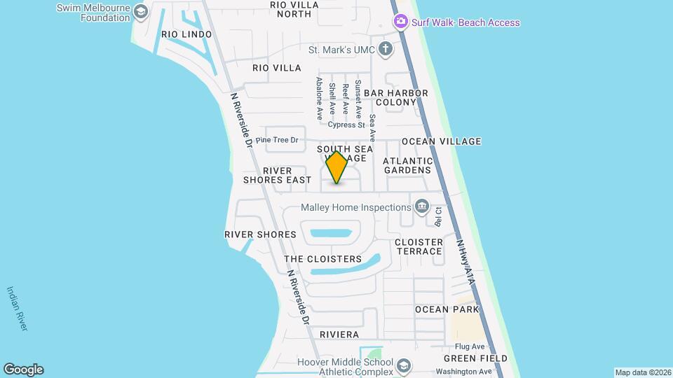 440 Coconut Dr Mapa y Detalles de la Ubicación