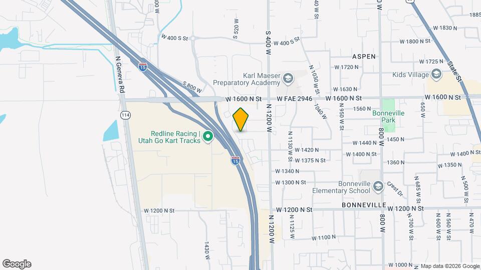 1311 W 1480 N St, Unit Unit 1 Map and Location Details