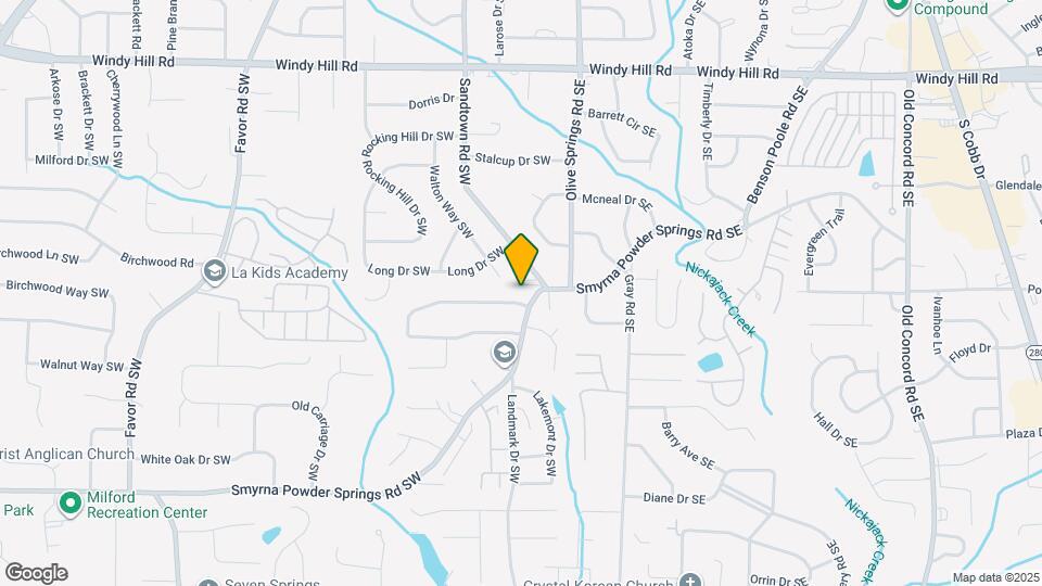 317 Timber Creek Ln SW Map and Location Details