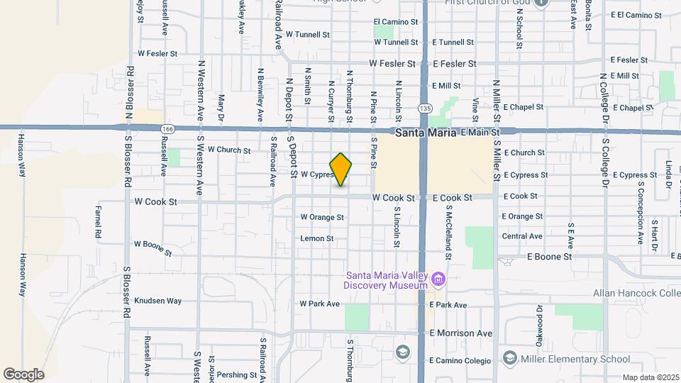 405 W Cook St, Unit a Map and Location Details