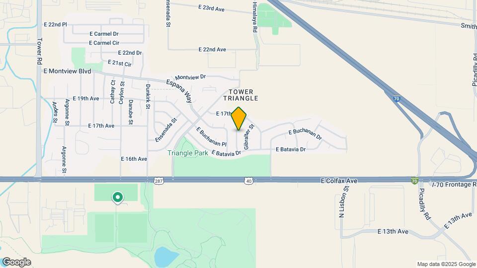 1636 Genoa St Map and Location Details