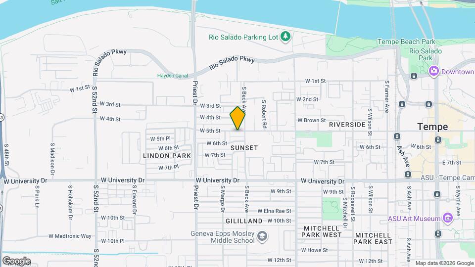 1209 W 5th St Map and Location Details