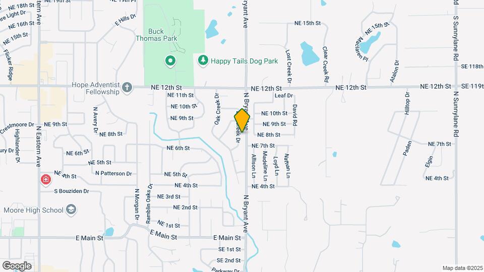 900 Elm Creek Dr Map and Location Details