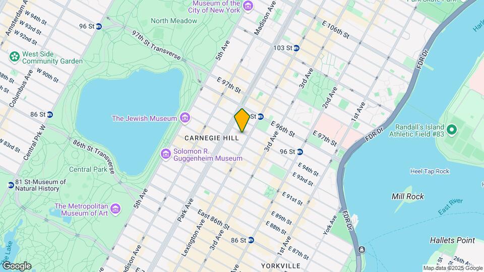 130 E 94th St Map and Location Details