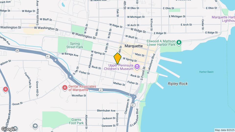 249 W Baraga Ave, Unit 1 W Baraga Map and Location Details