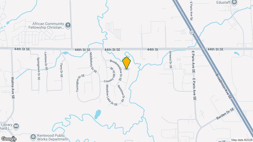 4541 Brookmeadow Ct SE Map and Location Details
