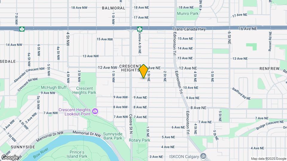127 11 Av NE Map and Location Details
