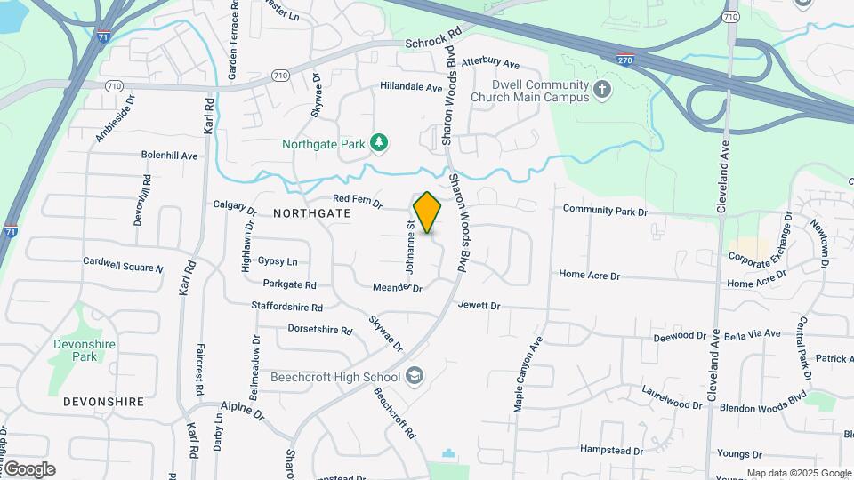 6427 Middleshire St Map and Location Details