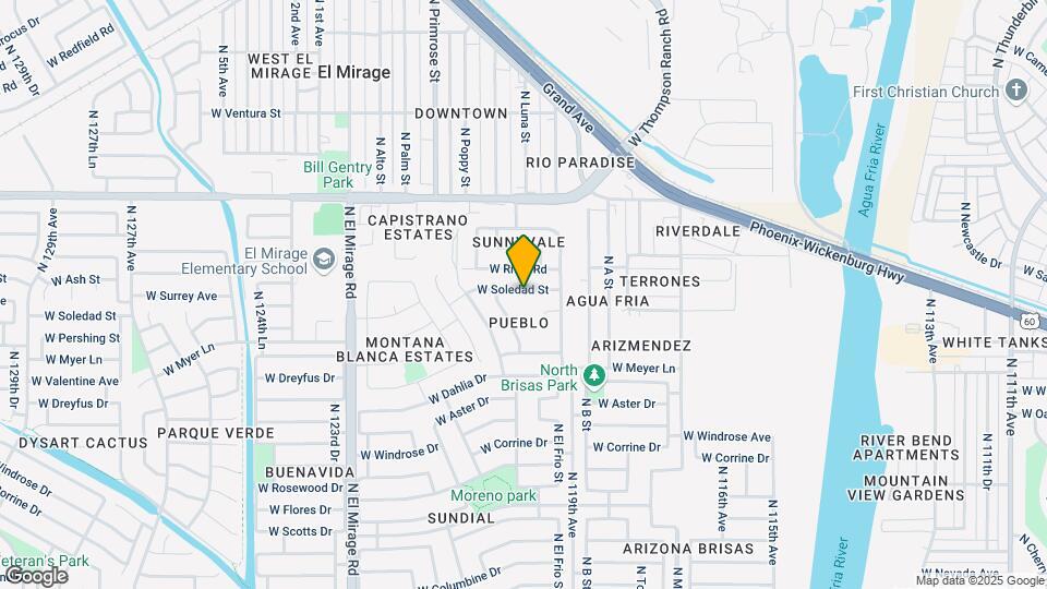 11933 W Soledad St Map and Location Details
