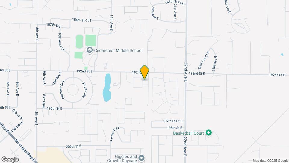 19223 17th Ave Ct E Map and Location Details