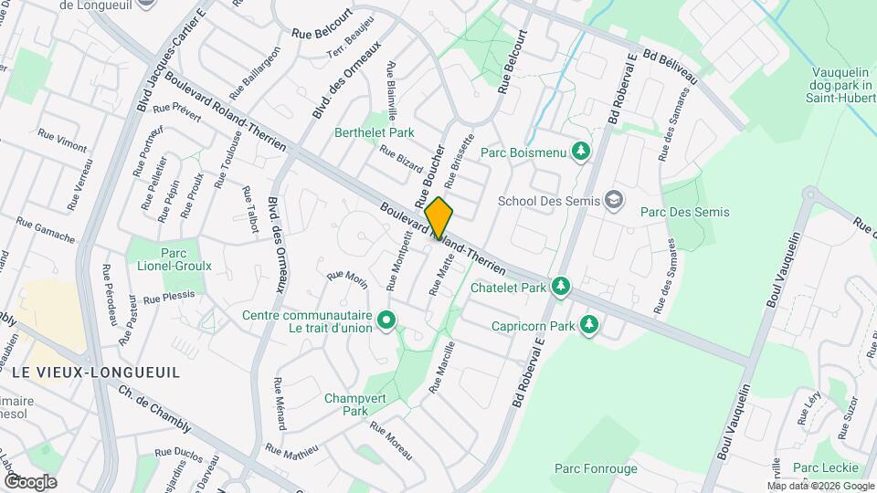 744 Mondor Rue Map and Location Details