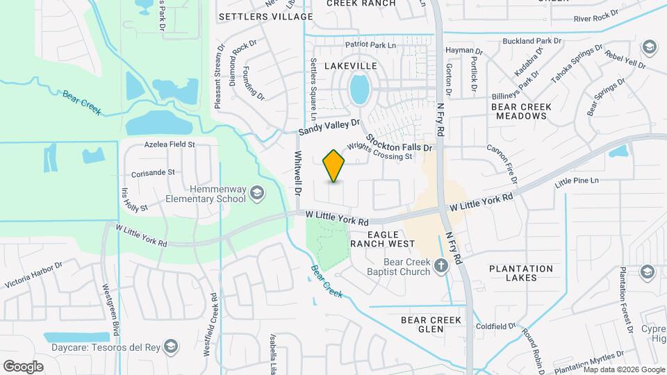 5906 Llano Creek Dr Map and Location Details