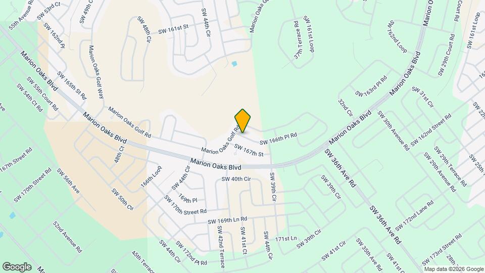 4151 SW 166th Pl Rd Map and Location Details