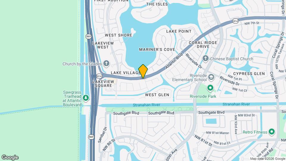 280 NW 121st Terrace Map and Location Details