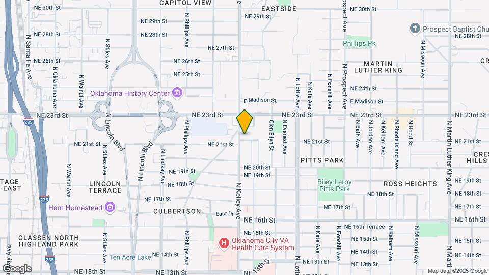 1009 NE 21st St Map and Location Details
