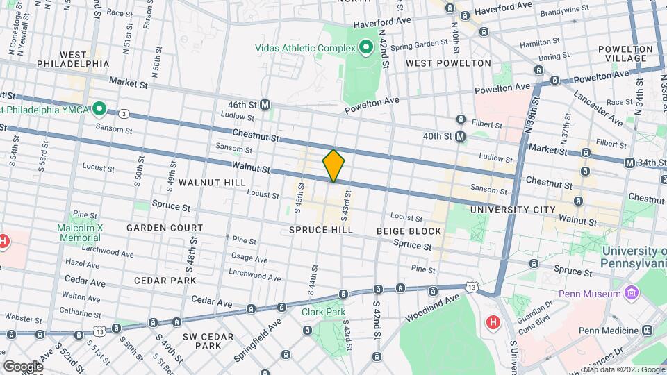 4320 Walnut St Map and Location Details