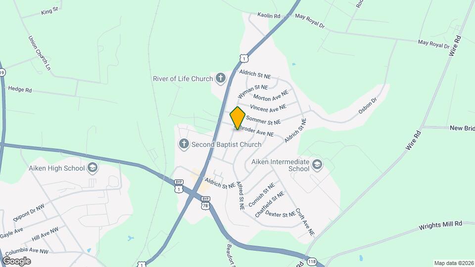 1276 George St NE Map and Location Details