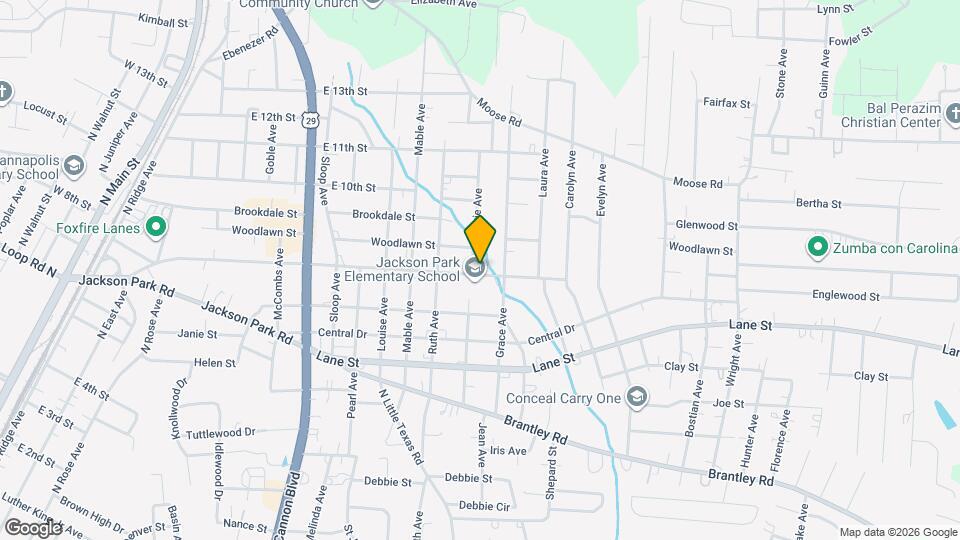 1403 Jackson St Map and Location Details