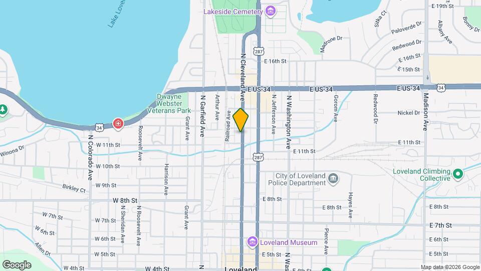 1129 Cleveland Ave Map and Location Details