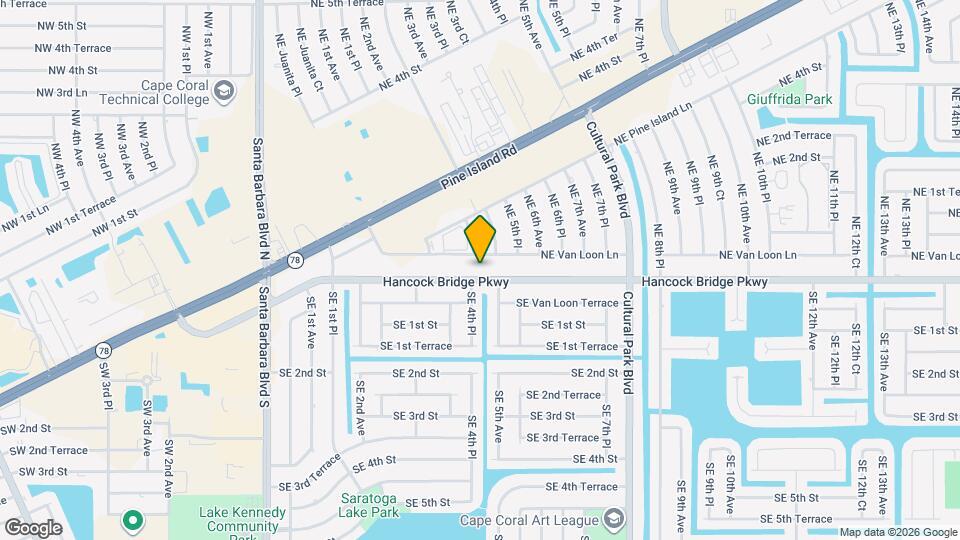 421 Hancock Bridge Pkwy Map and Location Details