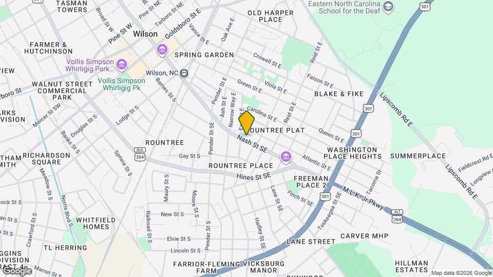 905 Nash St E Map and Location Details