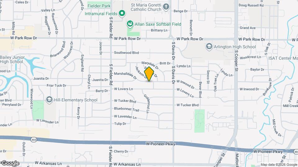 1308 Marshalldale Dr Map and Location Details