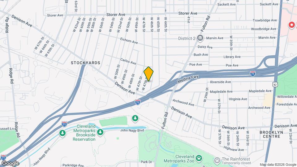 3642 W 46th St Map and Location Details