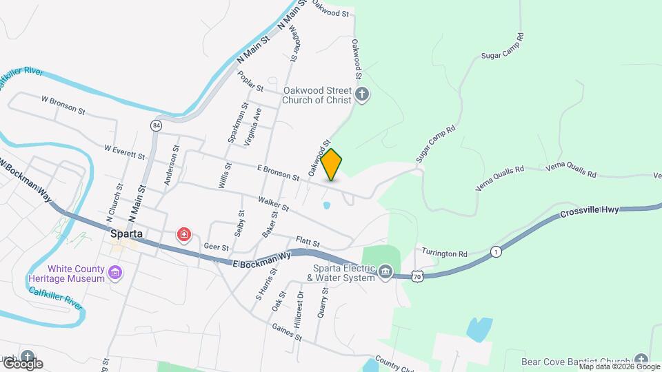 416 E Bronson St Map and Location Details