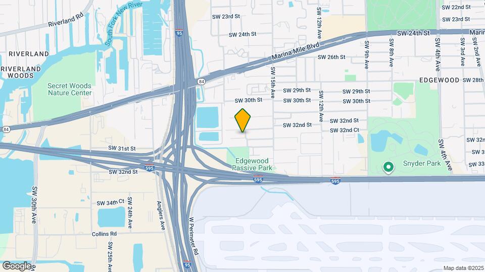 1701 SW 32nd Ct Map and Location Details