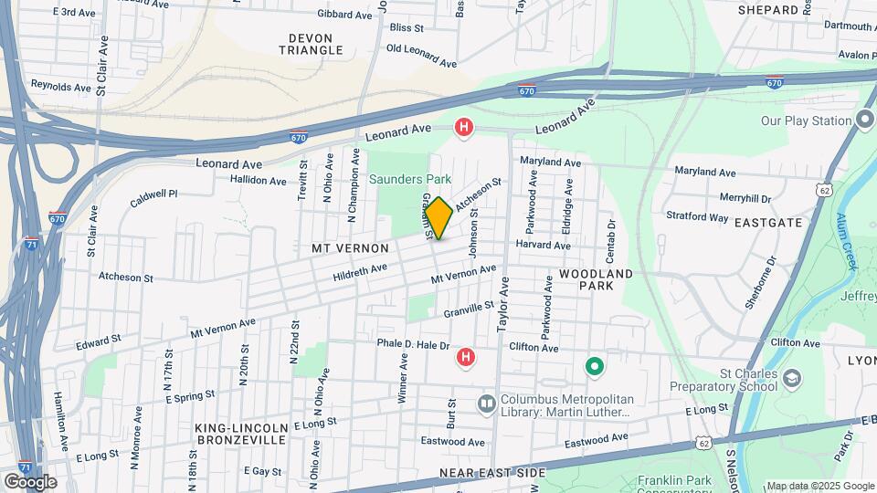 1432 Hildreth Ave Mapa y Detalles de la Ubicación