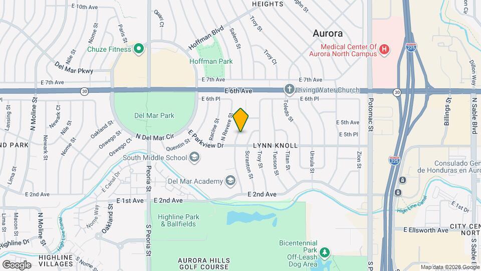 422 Salem St Map and Location Details