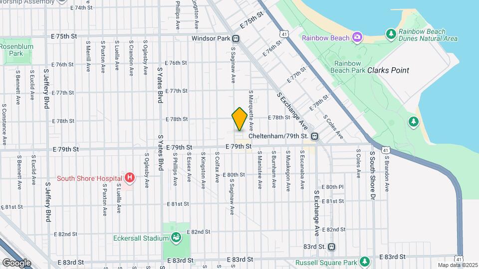 7835 S Saginaw Ave-Unit -2 Map and Location Details