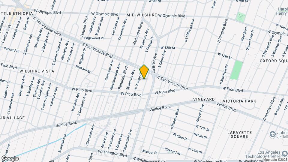 1335-1337 S Mansfield Ave Map and Location Details