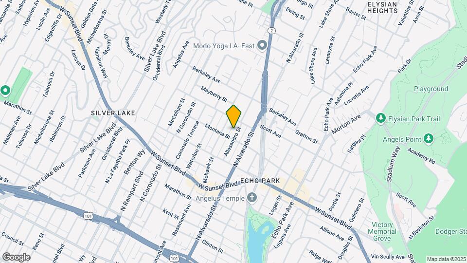1419 Allesandro St Map and Location Details