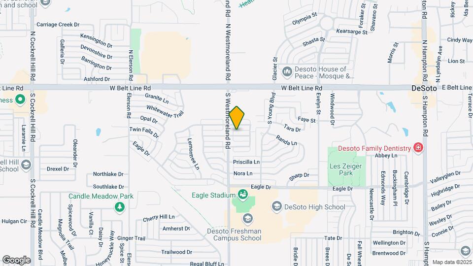 733 Courson Dr Map and Location Details