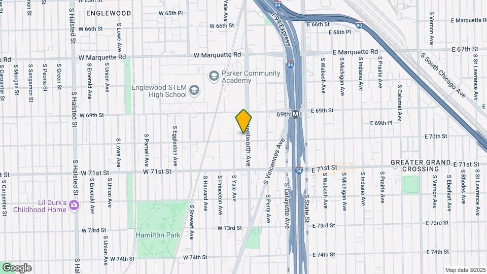 6958 S Wentworth Ave Mapa y Detalles de la Ubicación