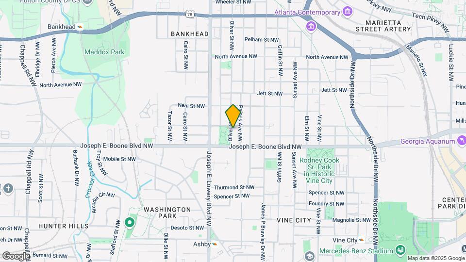 361 Oliver St NW Map and Location Details