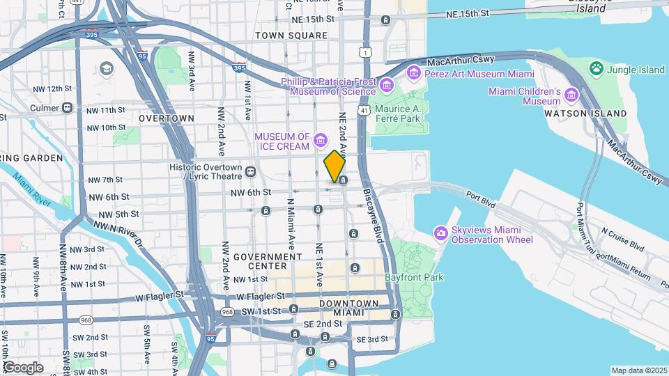 159 NE 6th St, Unit BrandNewFurnishedCondo Map and Location Details