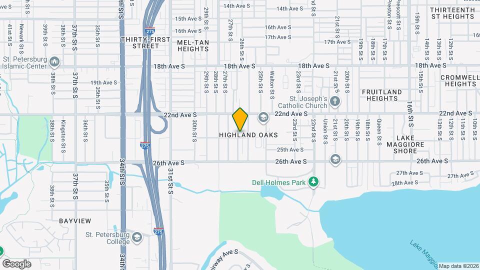 2334 Auburn St S Map and Location Details